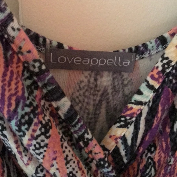 Loveapella Multicolor Chevron Maxi Dress, Small - Picture 4 of 5